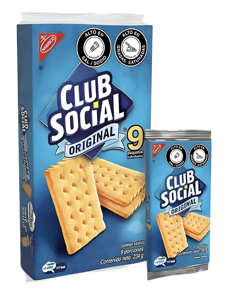 CLUB SOCIAL PAQUETE DE 9 UNIDADES