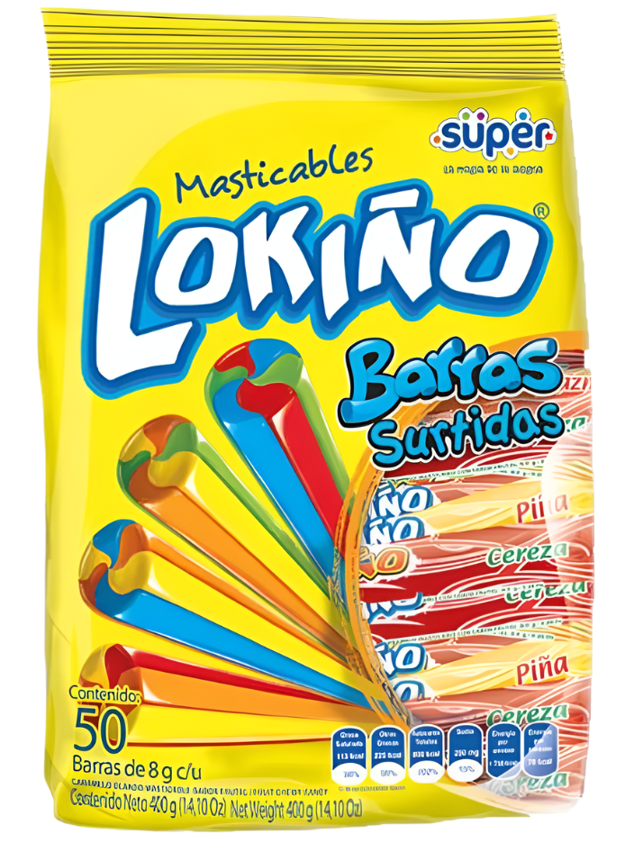 Lokiño Barras Surtidas - 50 Unidades