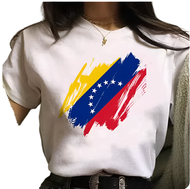 FRANELA VENEZUELA( BANDERA) PARA MUJERES