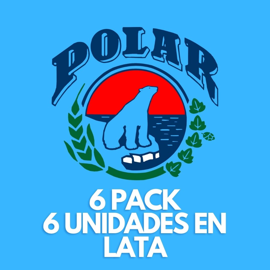 "POLARCITA" 6 PACK - PAQUETE DE 6 UNIDADES LATAS / MAXIMO 2 (12 Unidades) por orden