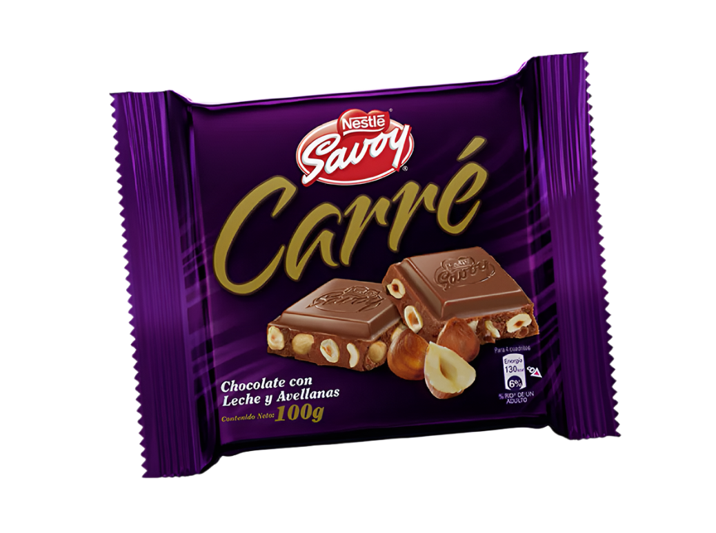 Chocolate Carre de Avellana (unidad)
