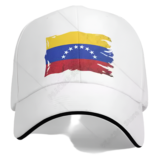 GORRA BANDERA VENEZUELA BLANCA