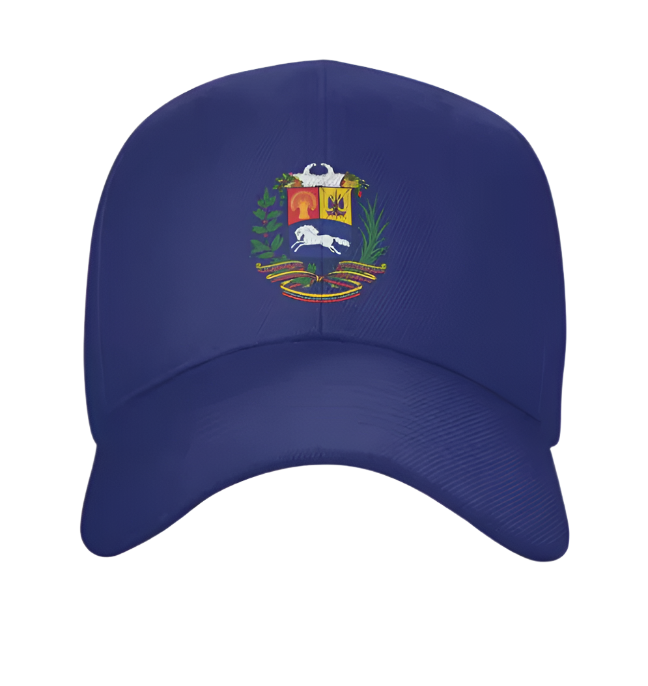 GORRA ESCUDO VENEZUELA AZUL