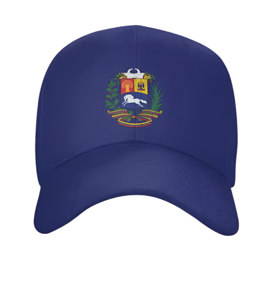 GORRA ESCUDO VENEZUELA AZUL