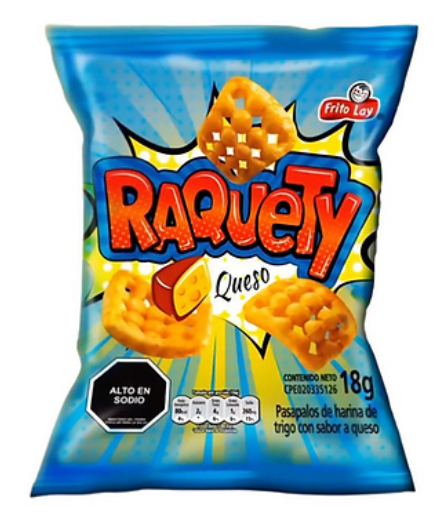 RAQUETY QUESO BOLSA PEQUENA