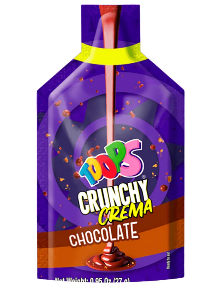 Toops Food Toops Crunchy Crema Chocolate 27g – Chucherias Venezolanas