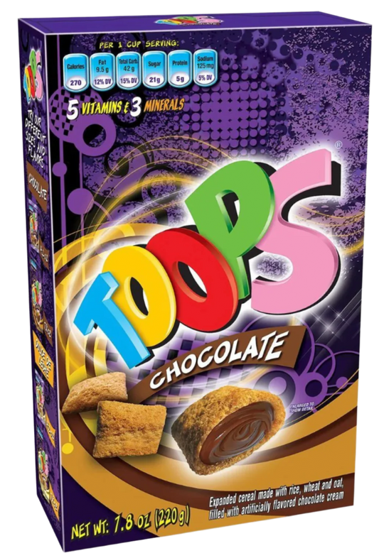 FLIPS - TOOPS RELLENOS CON DULCE DE LECHE / CHOCOLATE