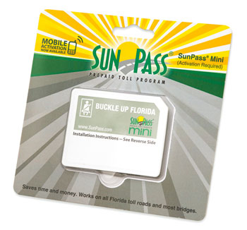 SUNPASS STICKERS PARA PEAJES